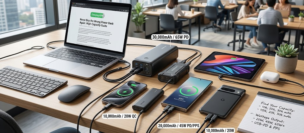 Never Buy the Wrong Power Bank Again: The Ultimate High-Capacity Buyer’s Guide